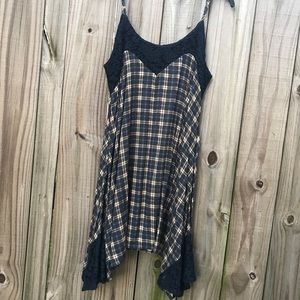 Blu Pepper plaid dress